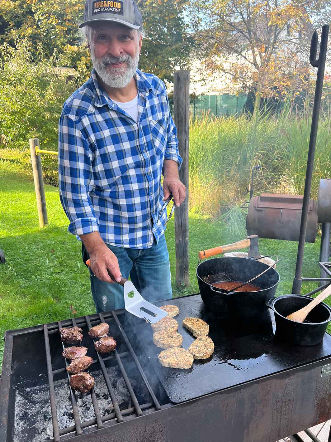 Ramster Bonanza Westernküche Grill höhenverstellbar Stahl