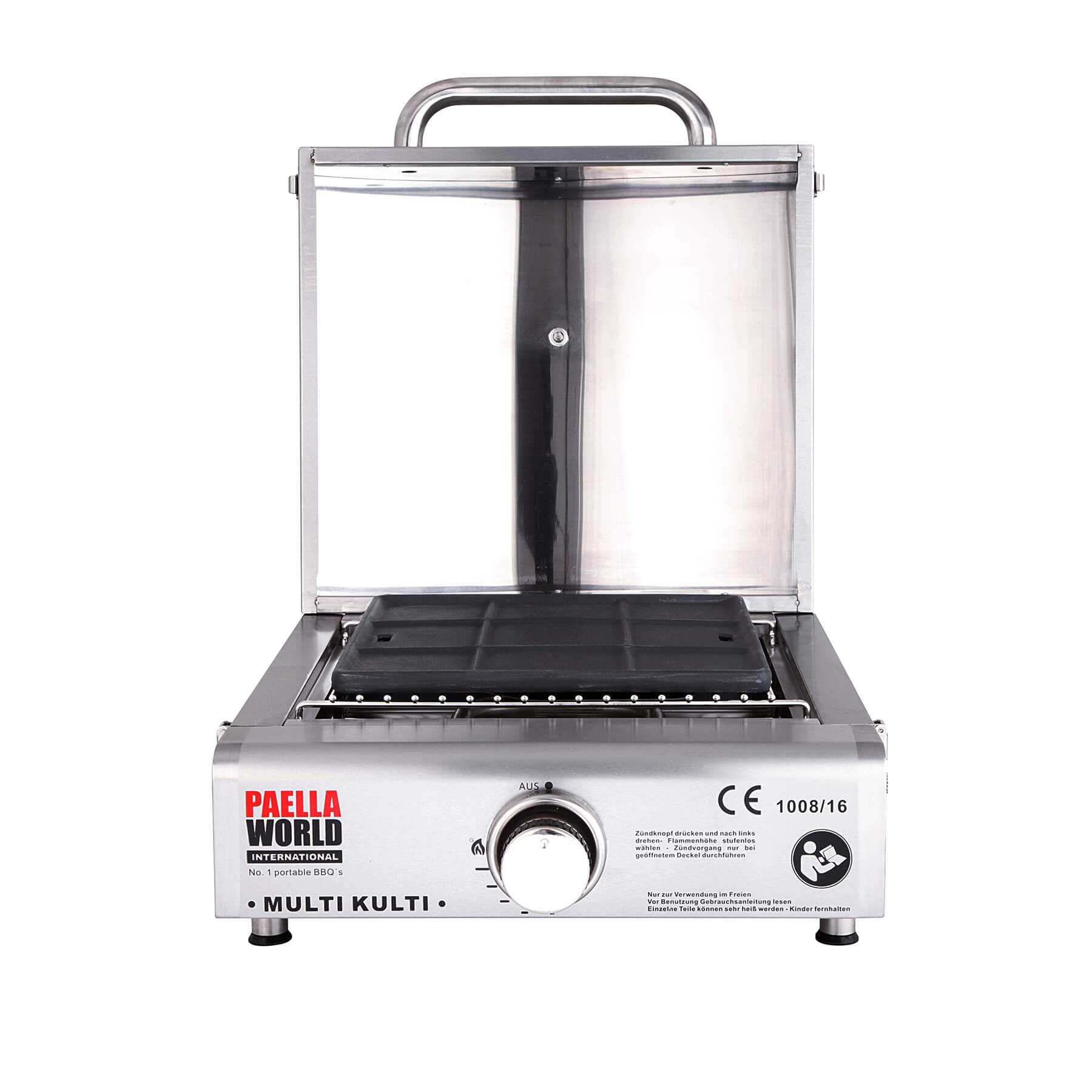 AllGrill MULTI-KULTI Gussgrillplatte 30x31 cm beidseitig