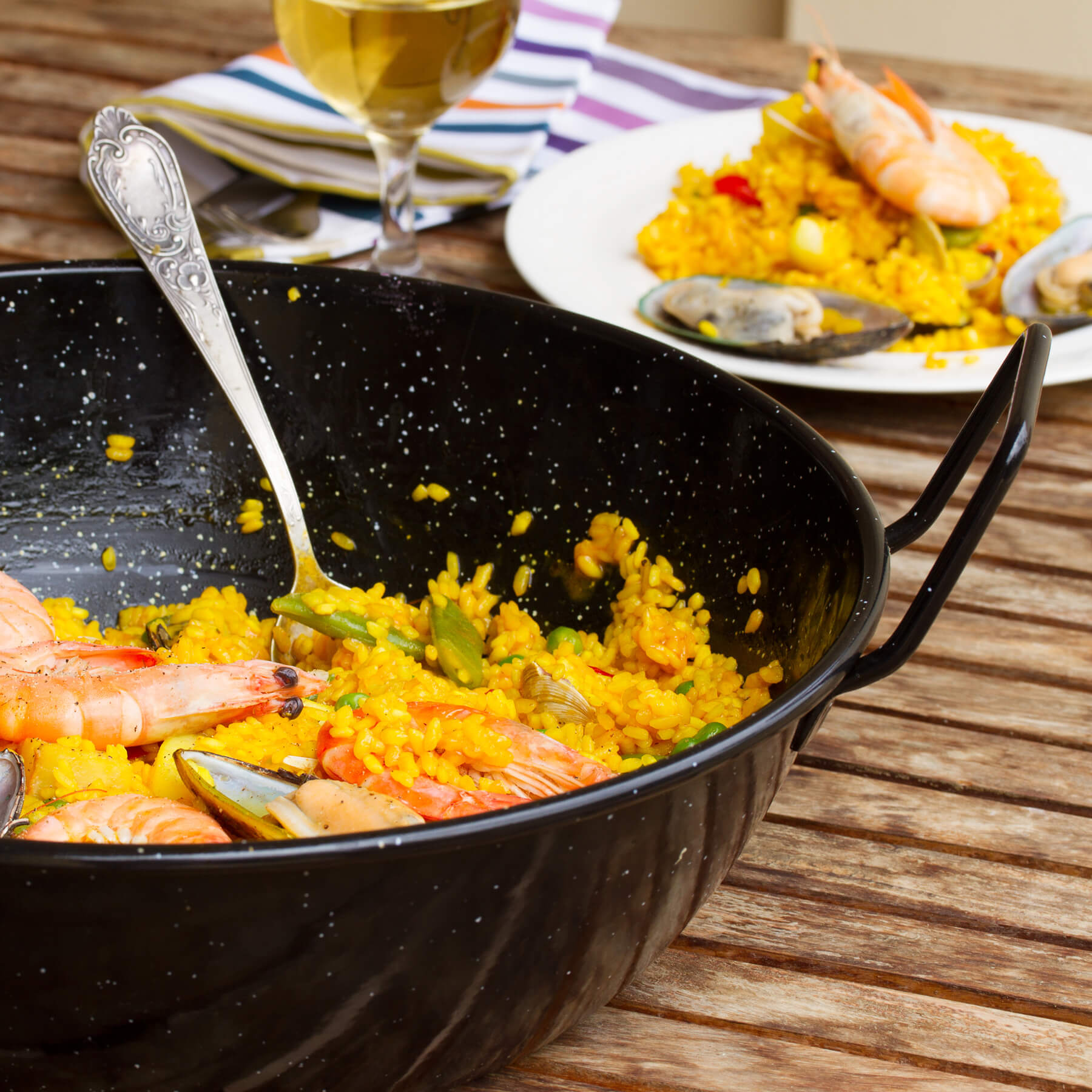 AllGrill Paella Schüssel emailliert 20cm 0,9L