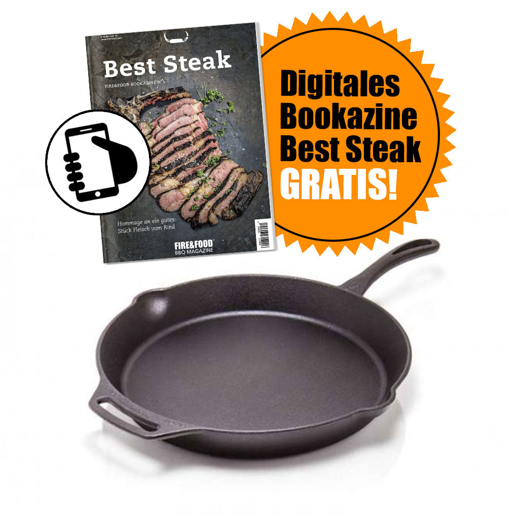 Petromax Feuerpfanne fp35-t Stiel Gusseisen 35cm 3,5l