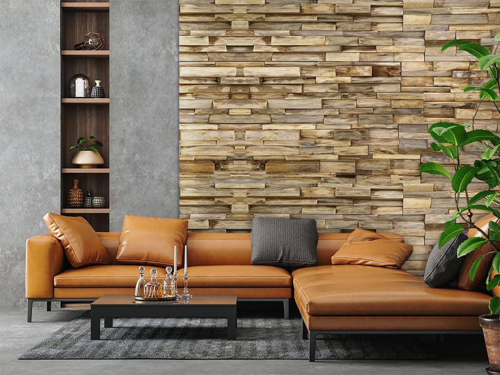 HPFloor Wall Paneling Teak Sakura 65x20 Wandverkleidung 8er