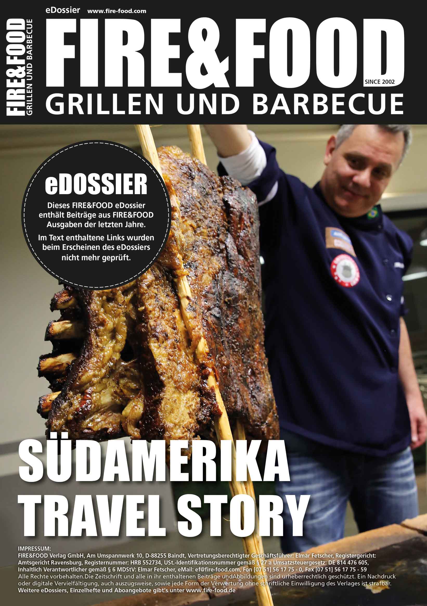 FIRE&FOOD eDossier Südamerika Travel Story PDF Download