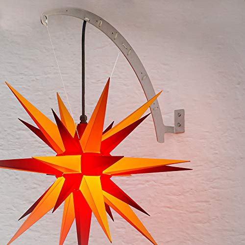 ChattenGlut Edelstahldesign Wandhalter 45cm ohne Stern