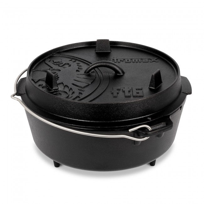 Petromax Feuertopf ft6 Dutch Oven Gusseisen mit Füßen