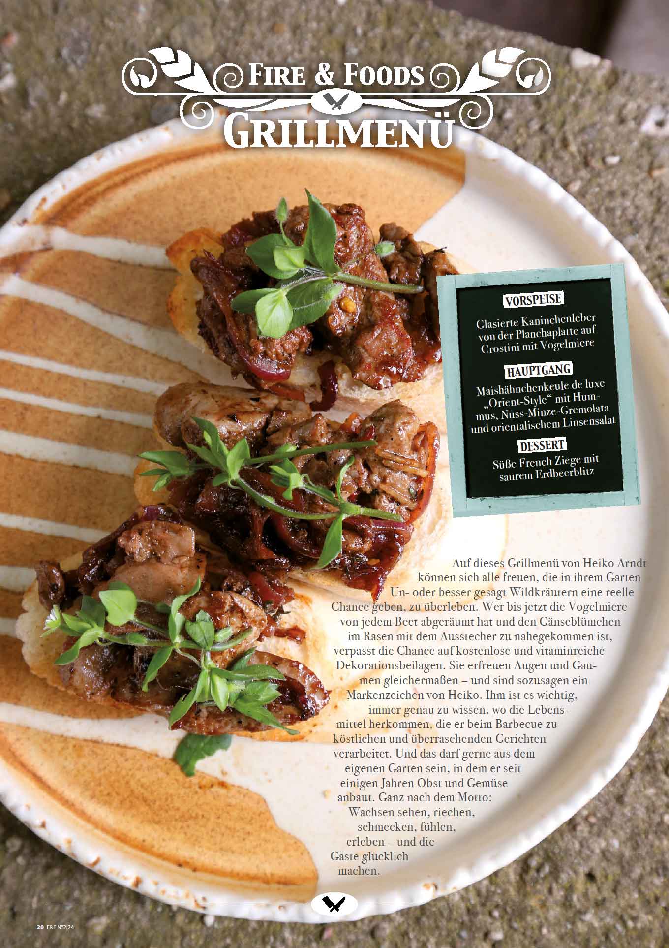 FIRE&FOOD Einzelausgaben 2024/02 Magazin Printausgabe Braten