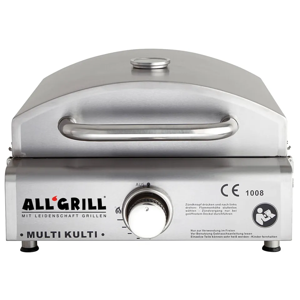 AllGrill MULTI-KULTI Gasgrill mit Steakzone Edelstahl