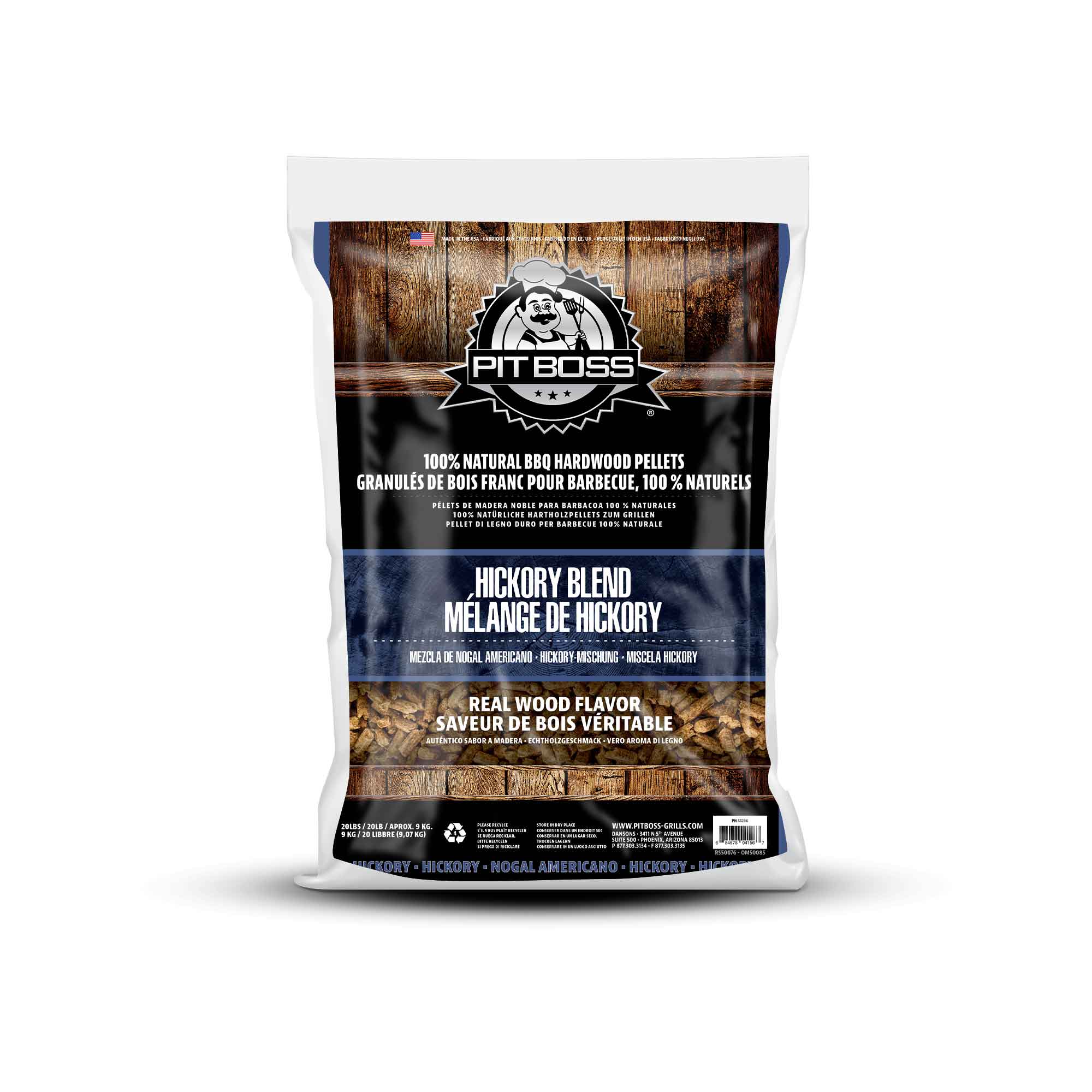Pit Boss Hickory Blend Hartholz Pellets 9kg