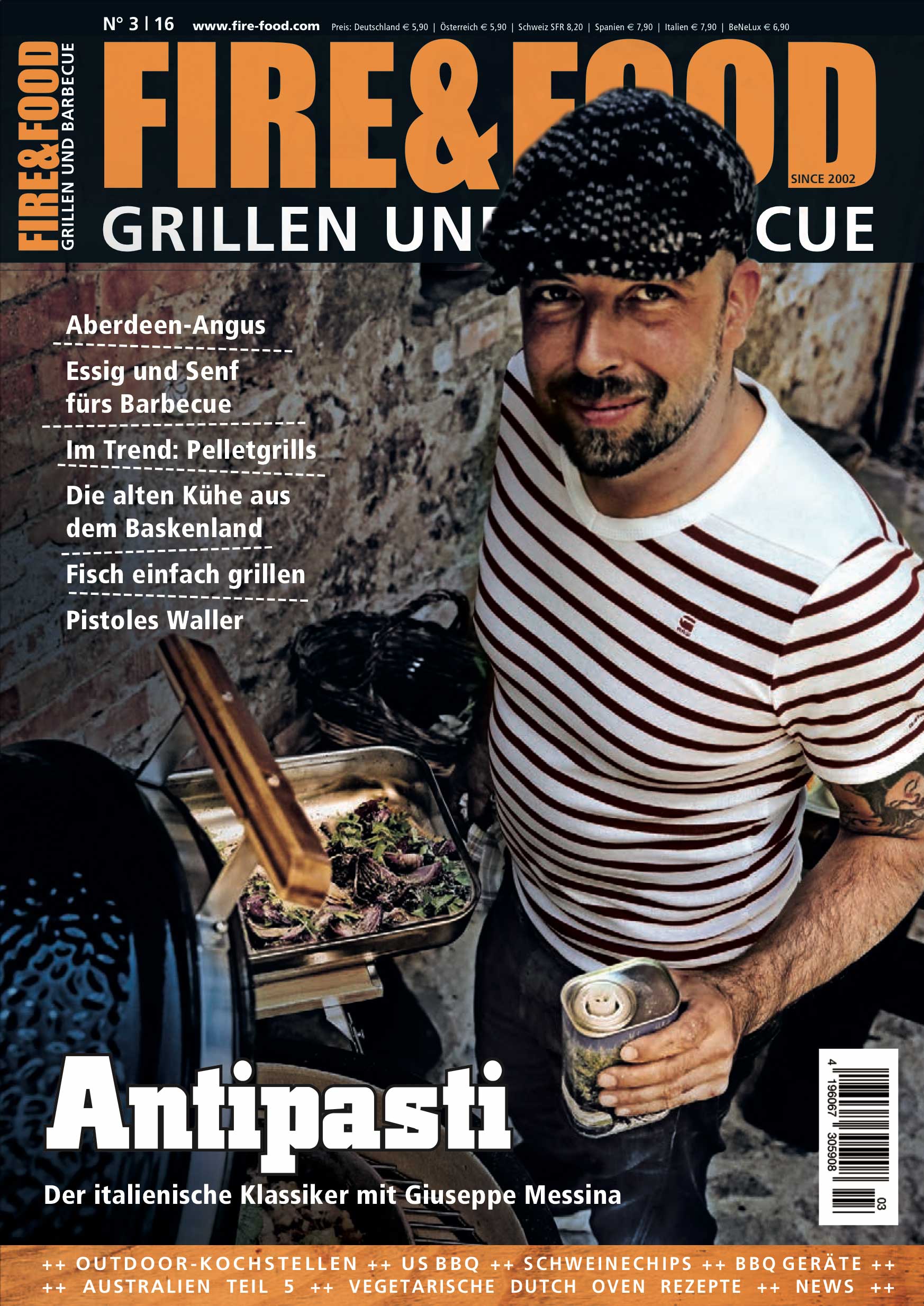FIRE&FOOD 2016/03 Magazin Digitalausgabe 116 Seiten Pelletgrill-Test
