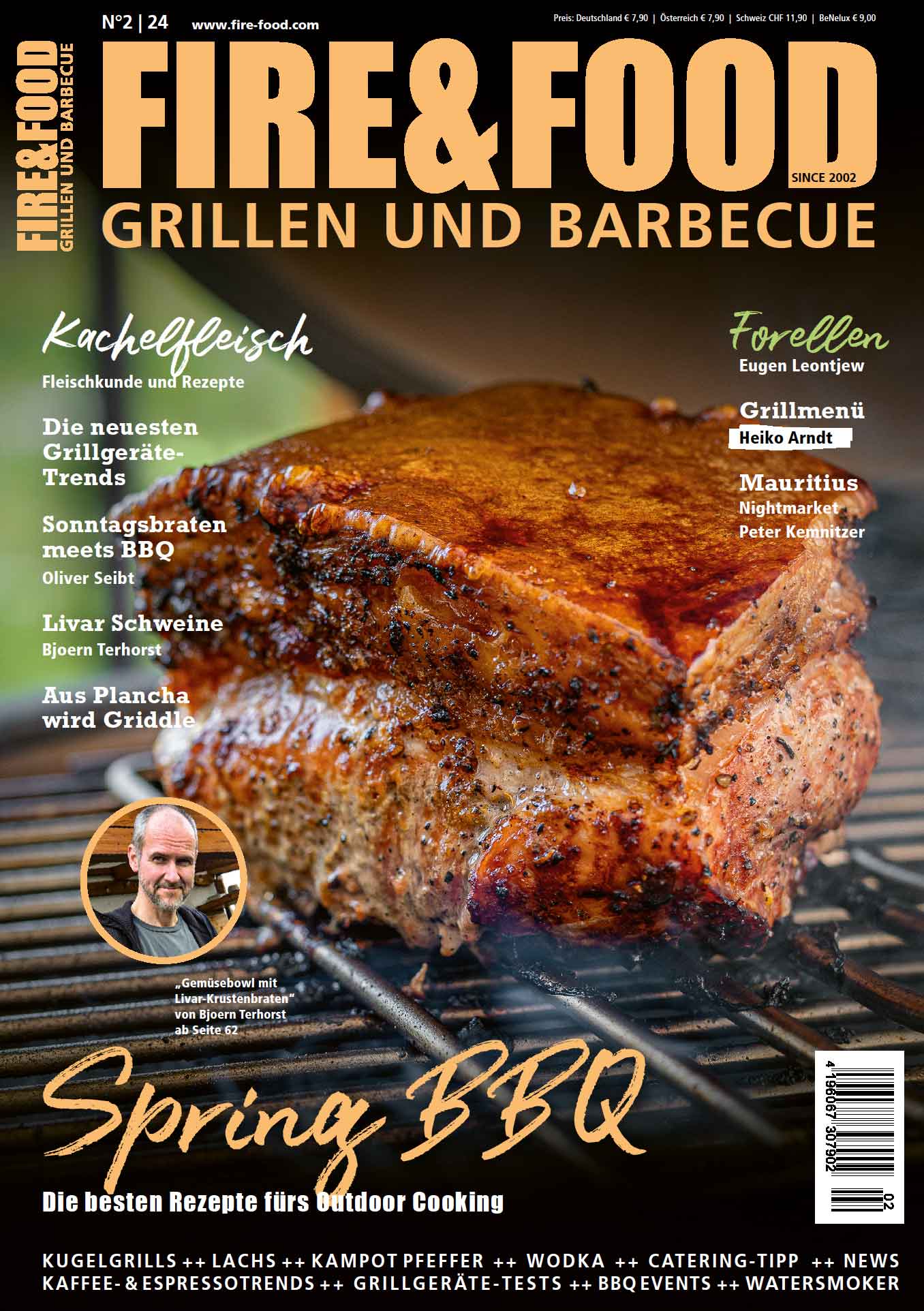 FIRE&FOOD Einzelausgaben 2024/02 Magazin Printausgabe Braten