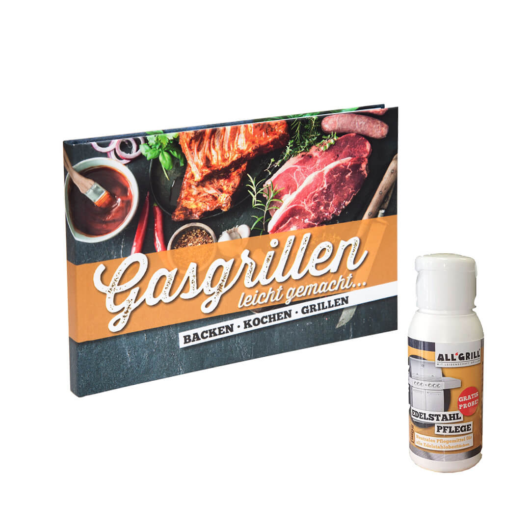 AllGrill Chef Modular S1 XL Gasgrill Edelstahl black 6 Brenner