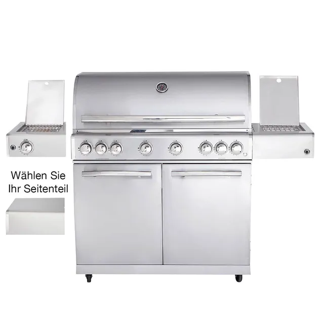 AllGrill Chef Modular XL Gasgrill Edelstahl 6-flammig