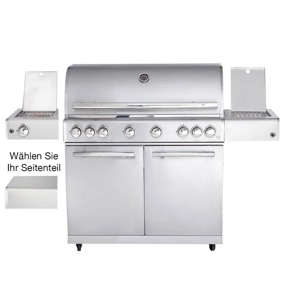 AllGrill Chef Modular XL Gasgrill Edelstahl 6-flammig