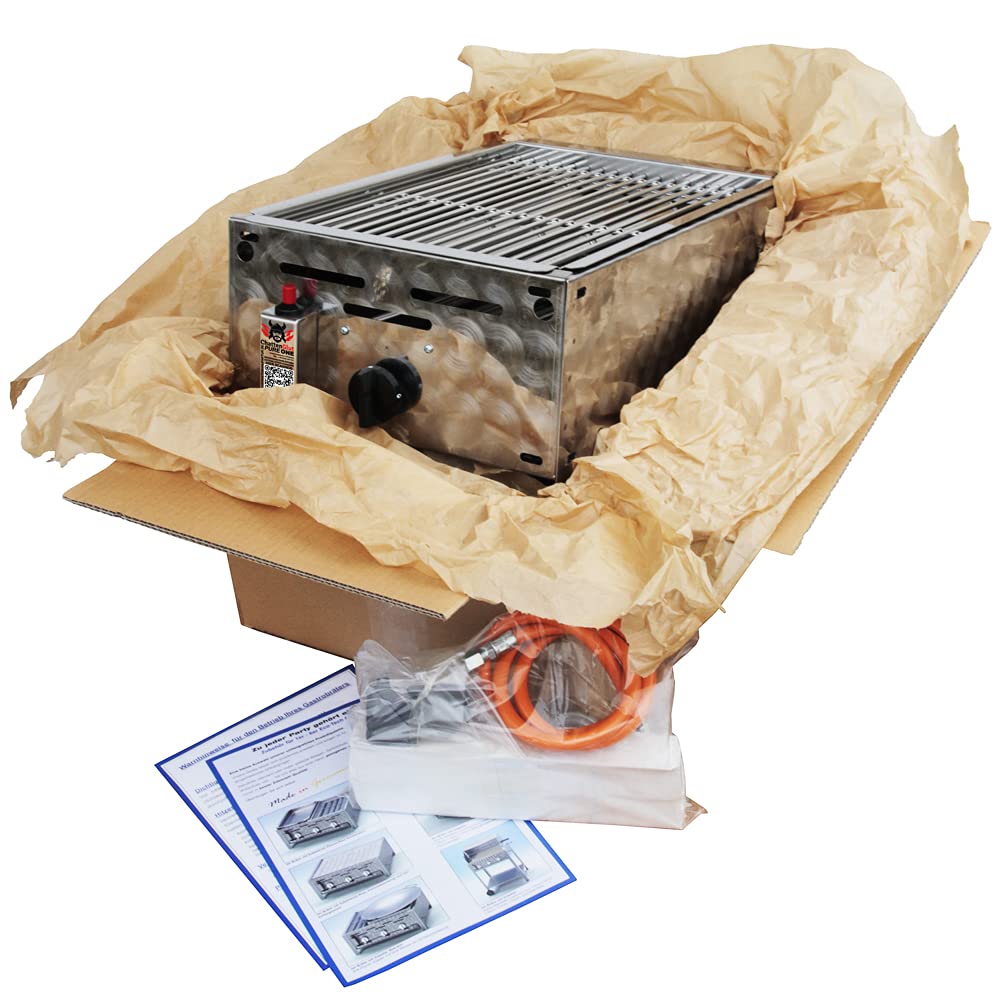 ChattenGlut PureOne Tisch-Gasgrill Edelstahl 4,5kW Rost