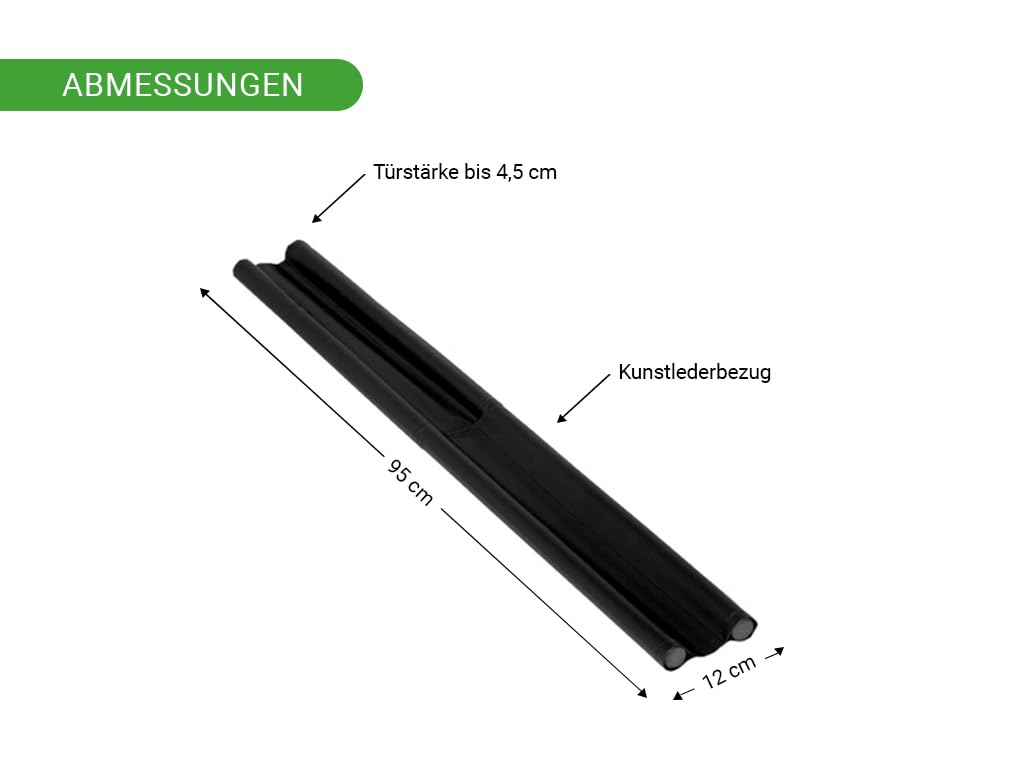 HPFloor Accessories Zugluftstopper 95 cm Kunstleder