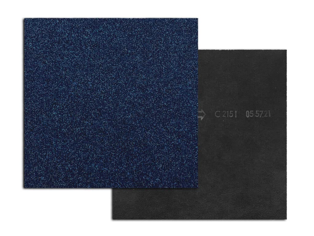 HPFloor Jersey Teppichfliese 50x50 cm blau selbstliegend