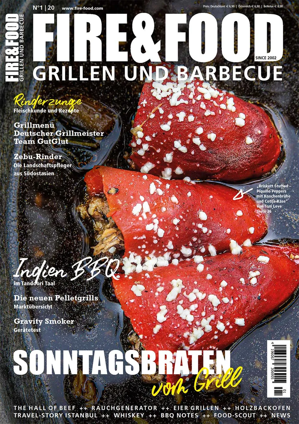 FIRE&FOOD Einzelausgaben 2020/01 Magazin Printausgabe Grillen