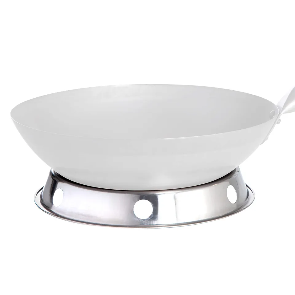 AllGrill Paella World Wok Ring Edelstahl 25 cm für Stahlwok