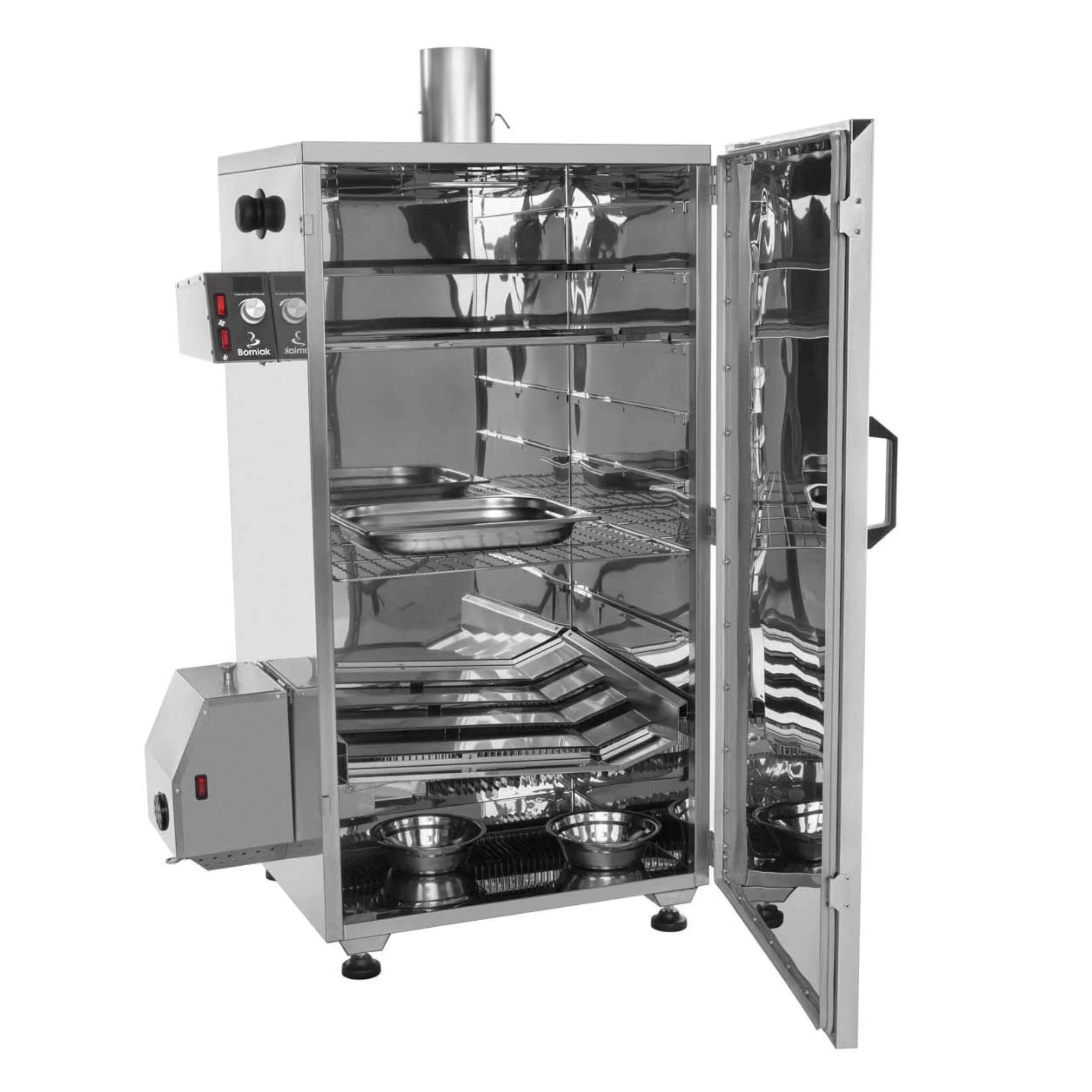 FIRE&FOOD Borniak 150 BBQ INOX SIMPLE Räucherofen 150L Edelstahl