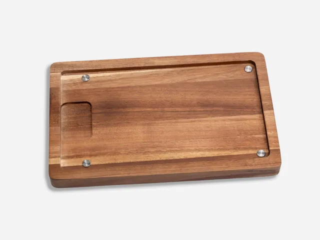 Beefer Multifunktions-Schneidebrett Pro Akazie 30cm Brett