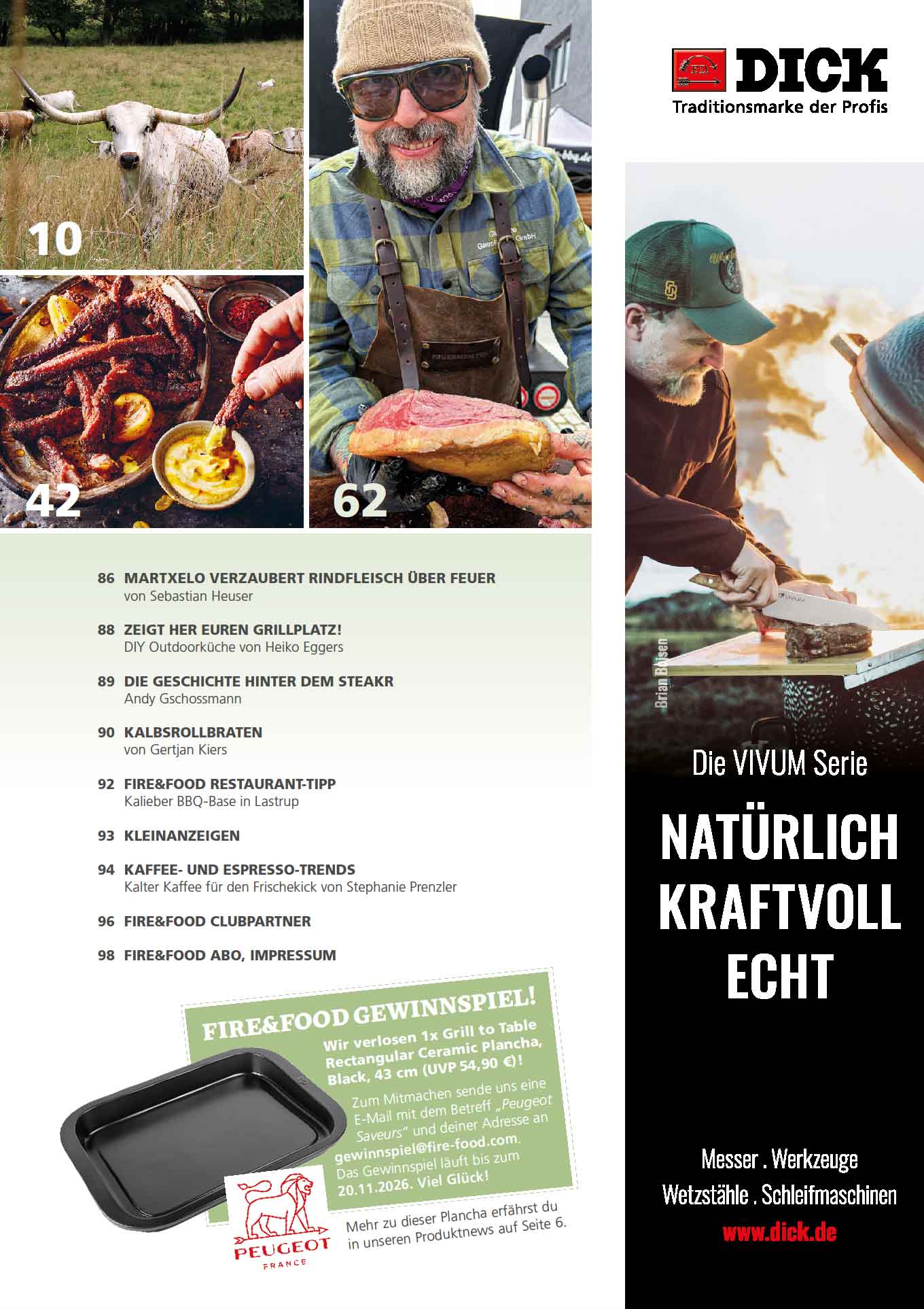 FIRE&FOOD 03/2026 Einzelausgabe Grillmagazin Printausgabe