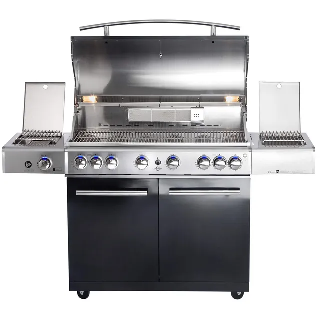AllGrill Chef Modular S3 XL black Gasgrill 6 Brenner Edelstahl