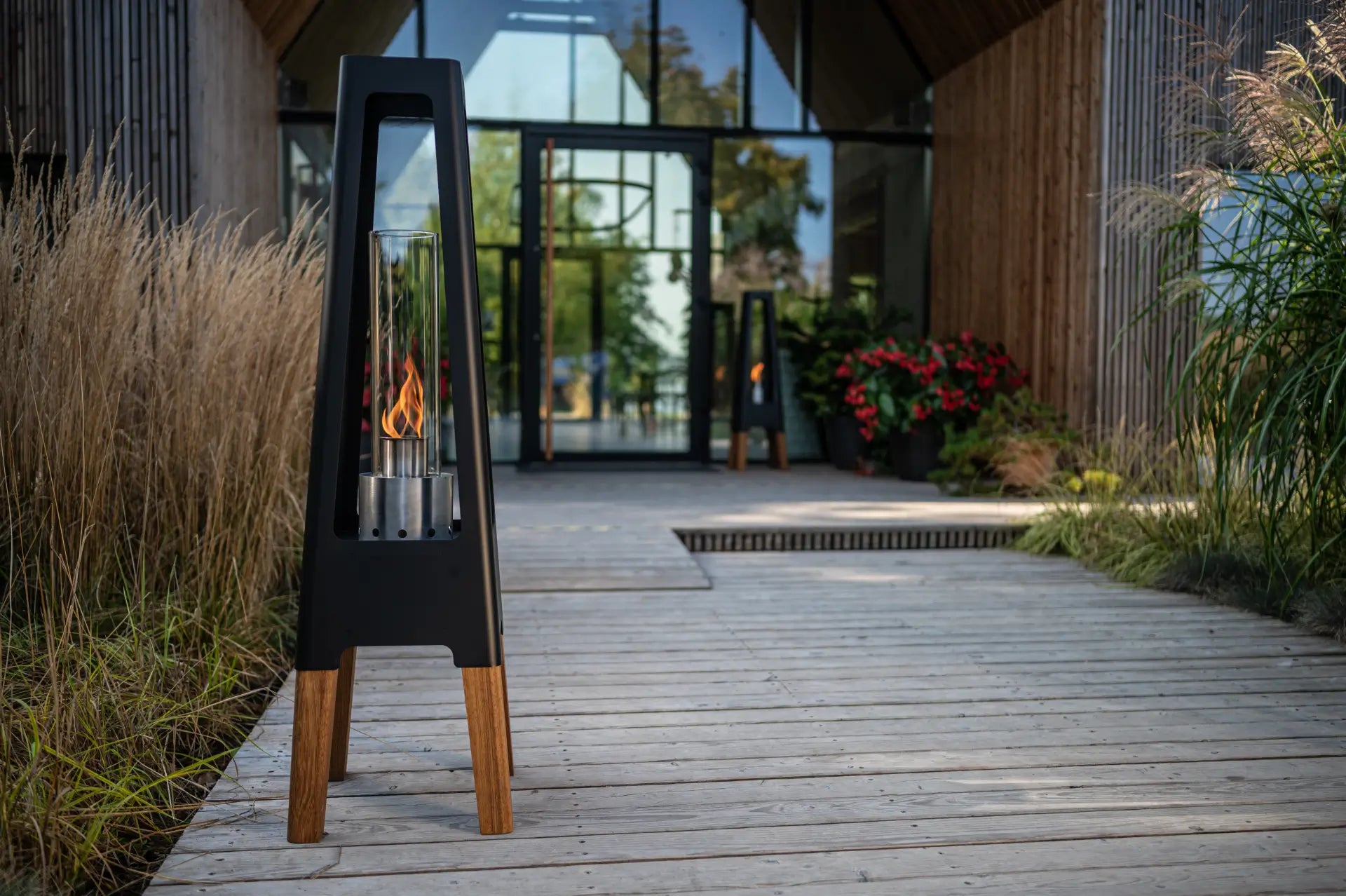 Masuria Nexo Gartenlampe Stahl Black Corten Bio