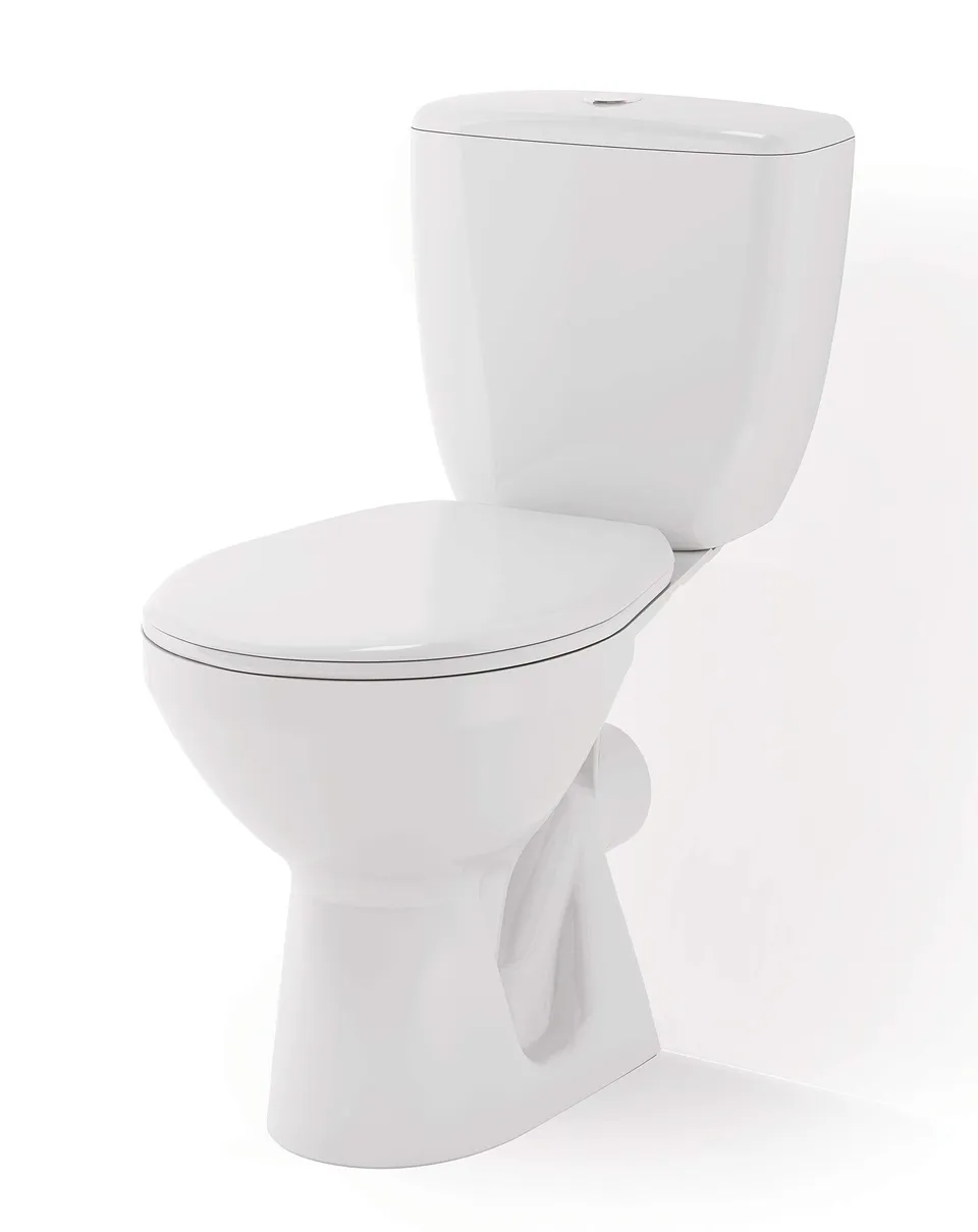 Cersanit WC Compacts Mito 349 Stand-WC 3/6L mit Sitz Weiß