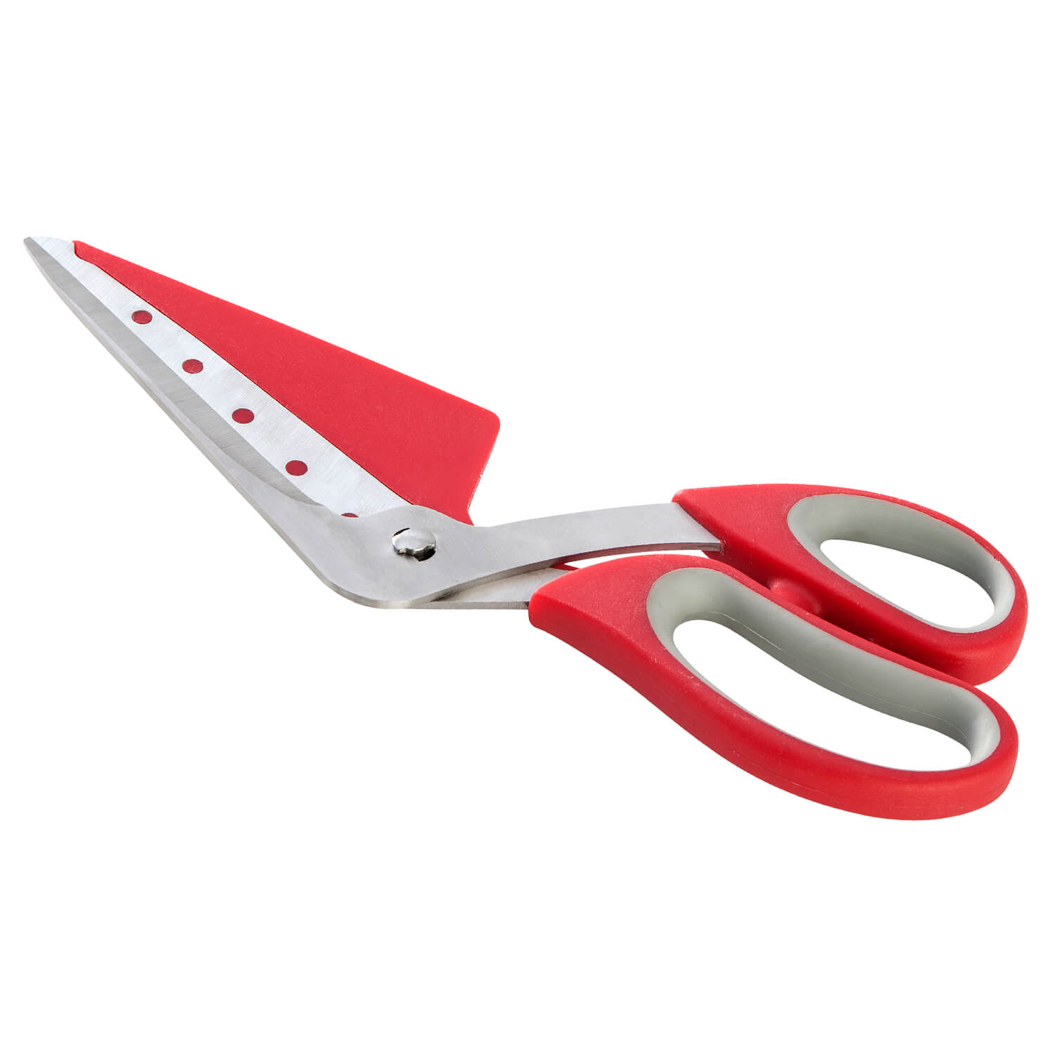 AllGrill Grillzubehör Pizza-Schere 27 cm mit Heber Edelstahl