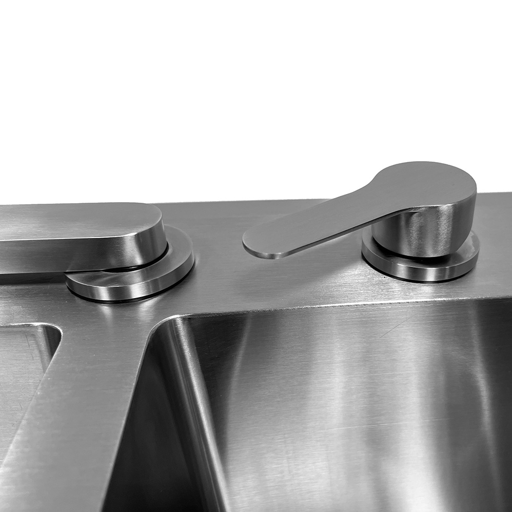 AllGrill Außenküche Spülbeckenschrank-Modul Chef schwarz 82cm