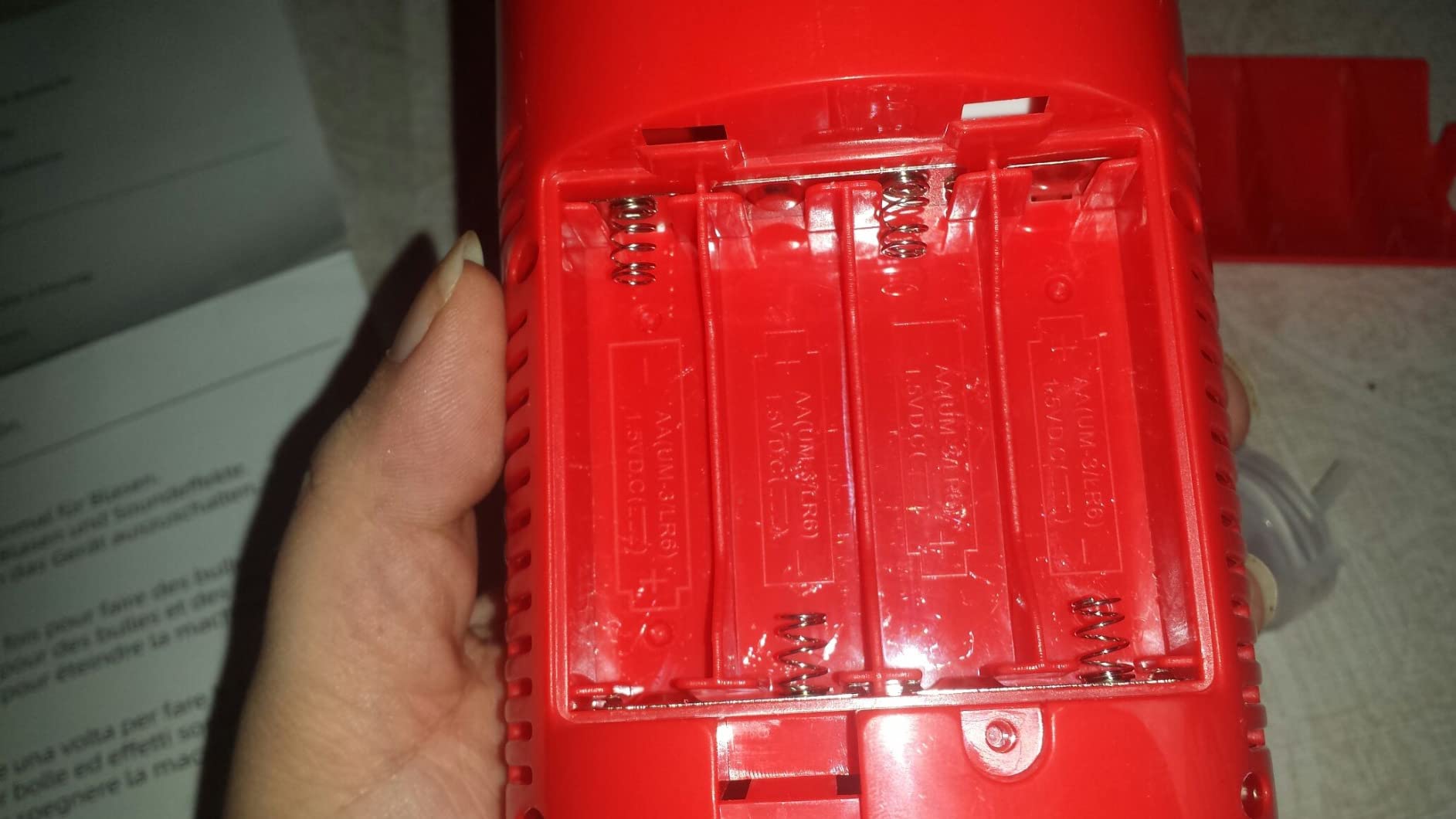 Ivtivfu Fireworks Seifenblasenmaschine 13 Löcher LED