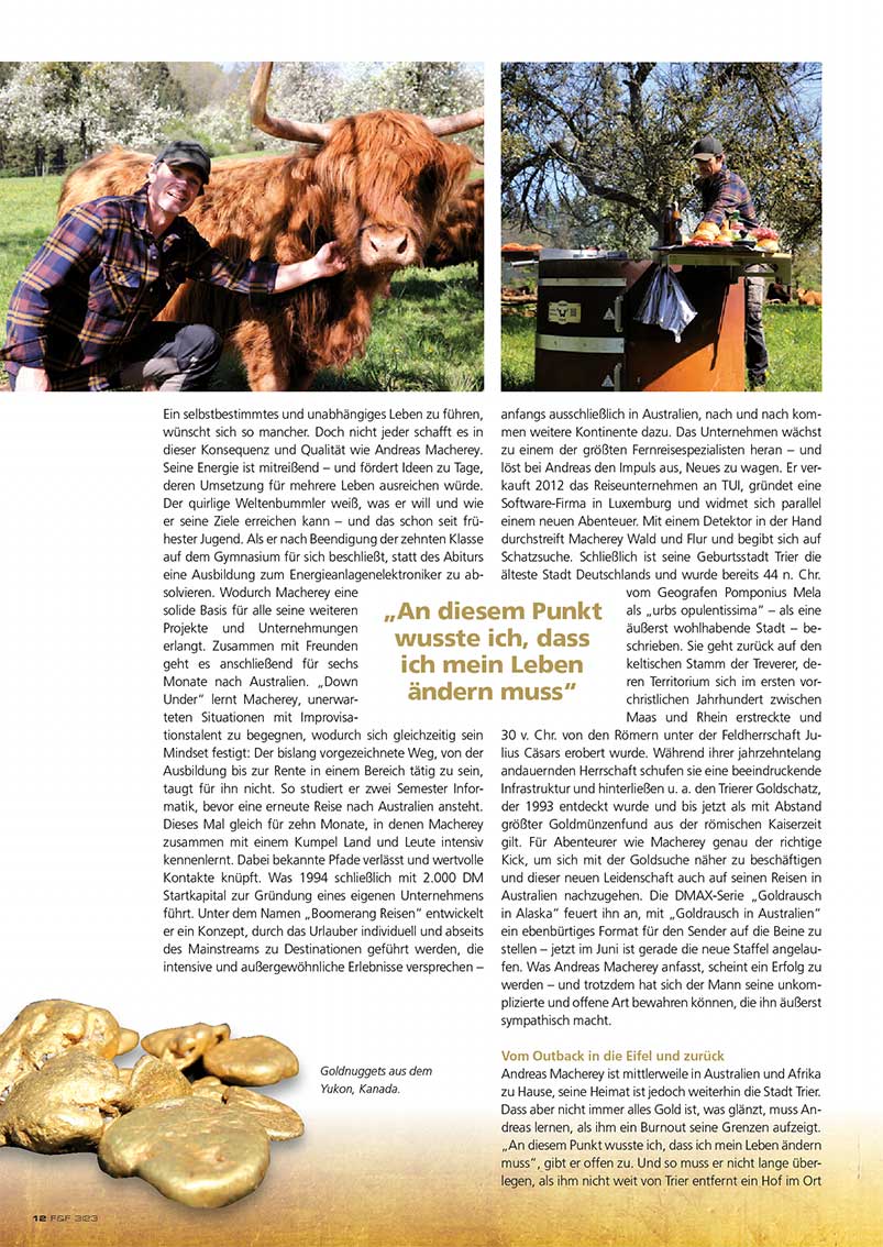 FIRE&FOOD Einzelausgaben 2023/03 Magazin Printausgabe Sommer