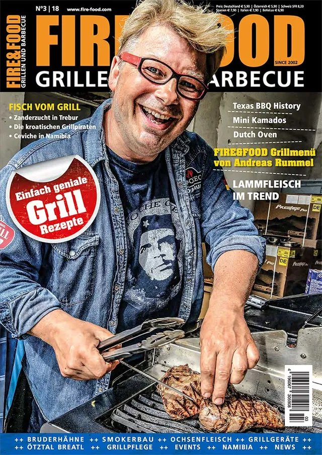 FIRE&FOOD 2018/03 Einzelausgabe Grillmagazin Digitalausgabe