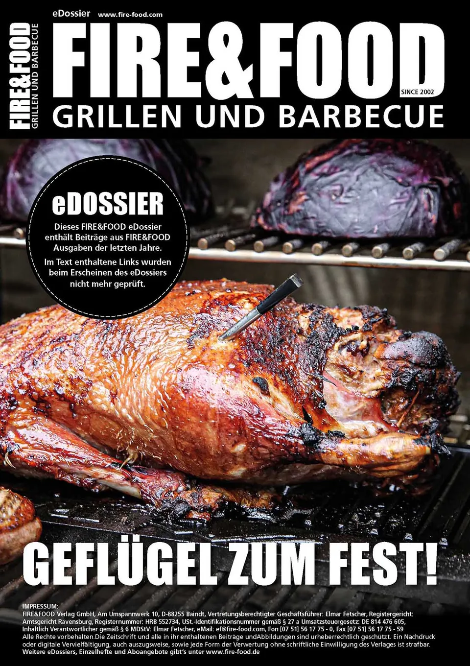 FIRE&FOOD eDossier Geflügel zum Fest PDF 28 Seiten