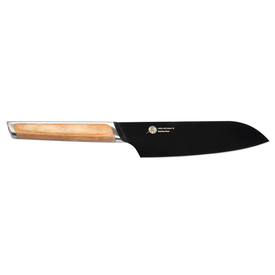 FIRE&FOOD Everdure Santoku S1 Küchenmesser 159mm Titan Pakkaholz