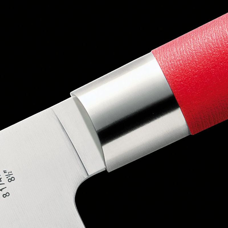Dick Red Spirit Santoku 18 cm Kullenschliff rot
