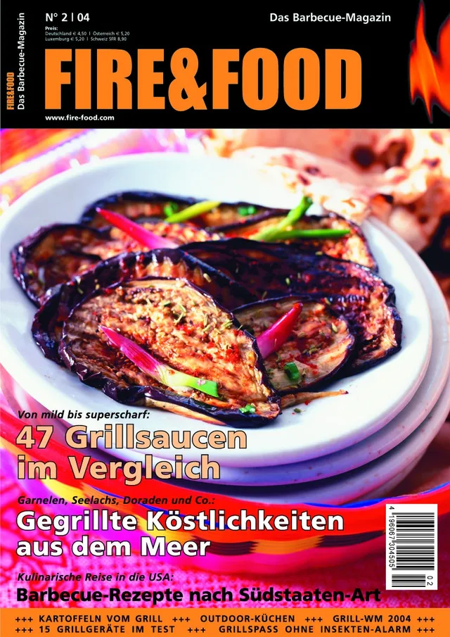 FIRE&FOOD 2004/02 Einzelausgabe Grillmagazin Digital Fisch