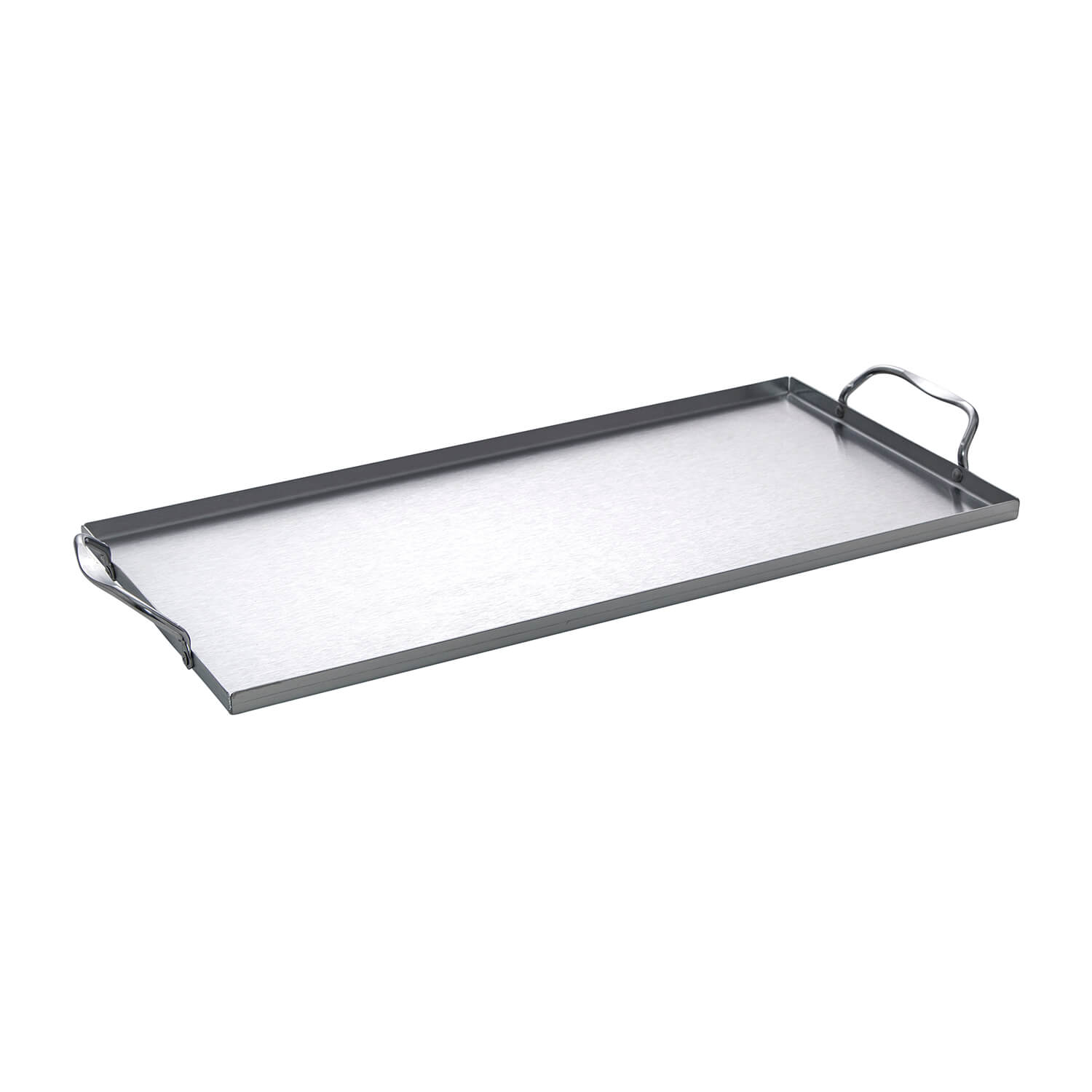 AllGrill Grillzubehör Edelstahl Grillwanne 39,5x19 cm mit Griffen