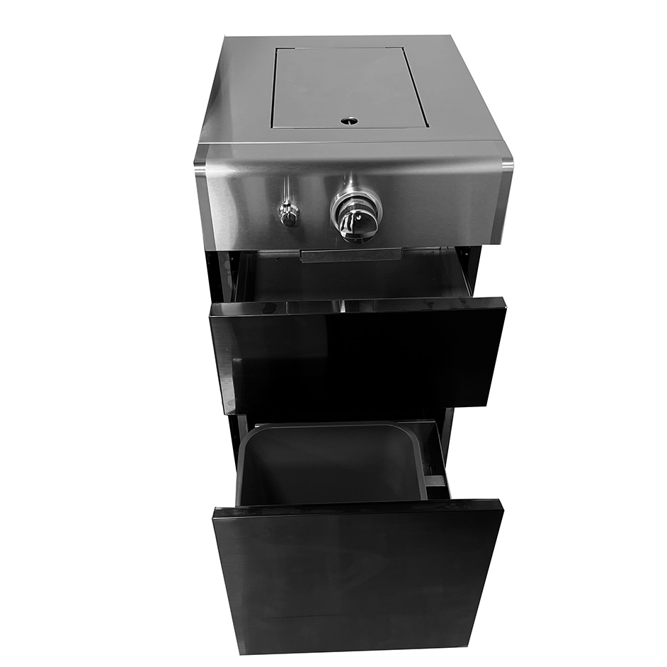AllGrill Grillzubehör Seitenkocherschrank Chef Modular 45x55x92 cm