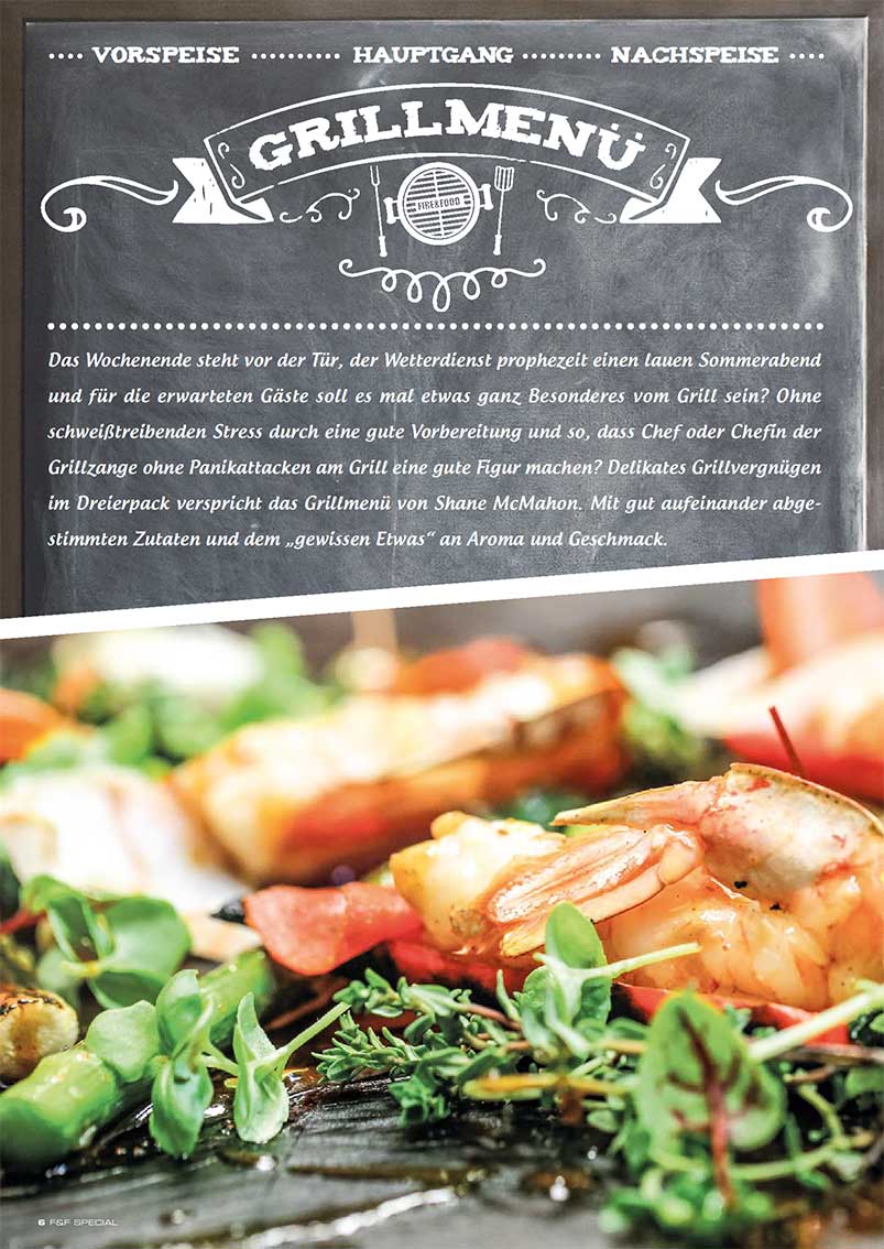 FIRE&FOOD Specials Special No.5 Grillmenü Digitalausgabe PDF