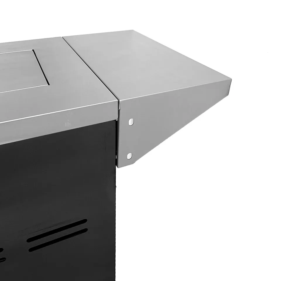 AllGrill Grillzubehör Wandanschlussblende Edelstahl Steakzone