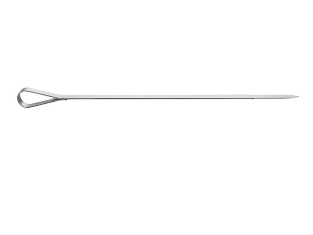 AllGrill Grillzubehör Schaschlikspieß Edelstahl 45 cm grillbereit