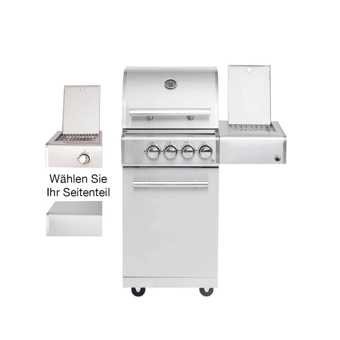 AllGrill Chef Modular Gasgrill Chef S Edelstahl 2-flammig Grundmodell