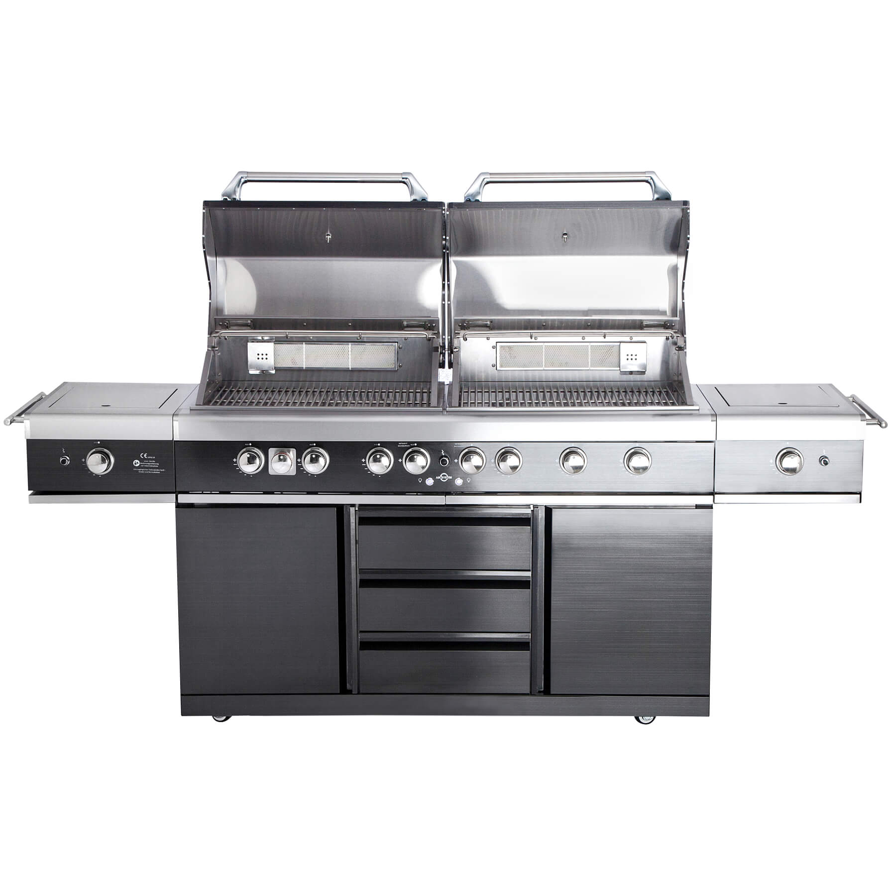 AllGrill Extrem Light Außenküche black 6-Brenner