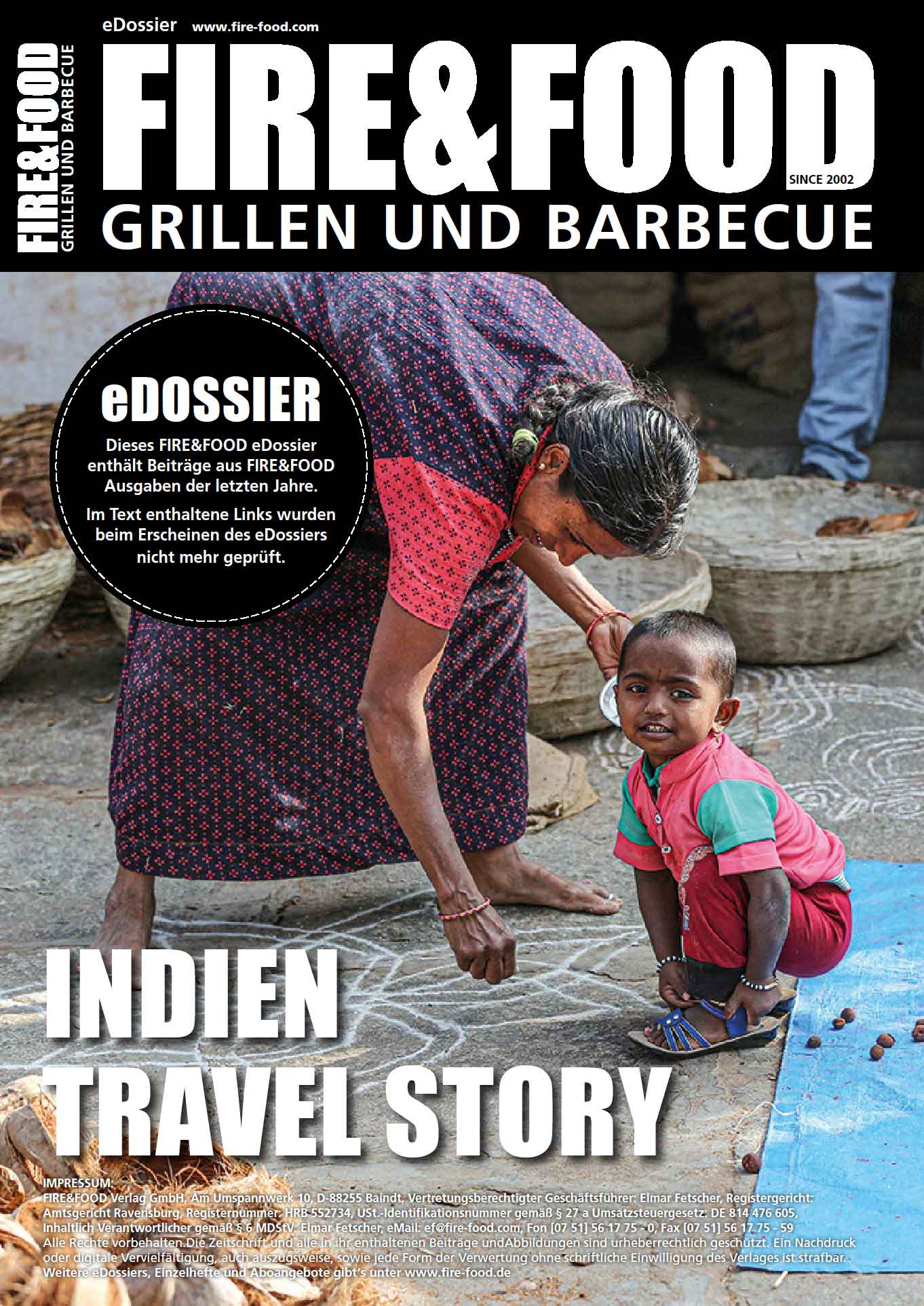 FIRE&FOOD eDossier Indien Travel Story PDF Download Gewürze