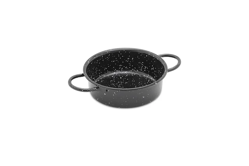AllGrill Gusseisen BBQ-Pfanne emailliert 12 cm 0,3 L