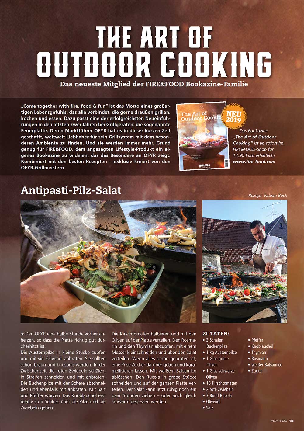 FIRE&FOOD Einzelausgaben 2020/01 Magazin Printausgabe Grillen
