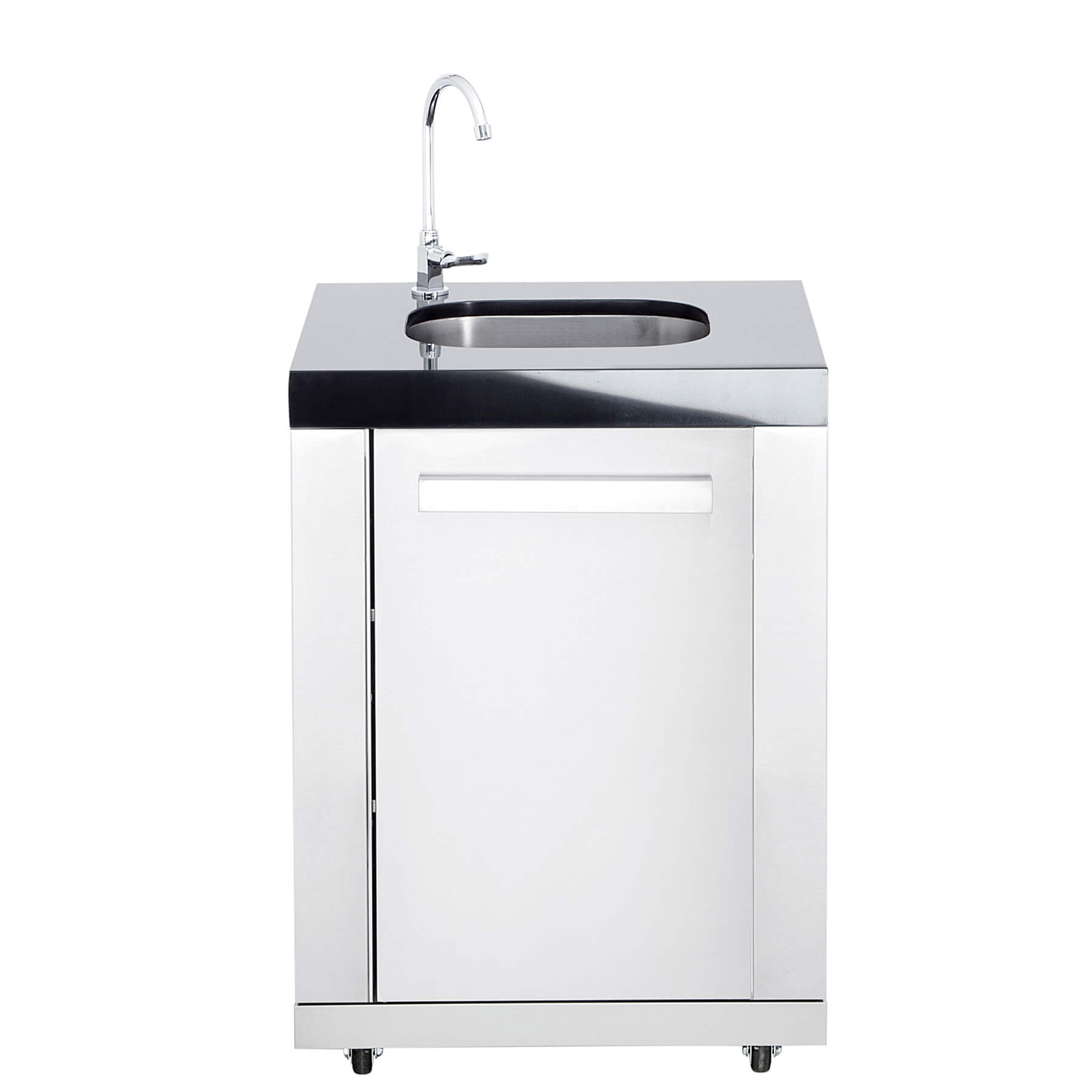 AllGrill Außenküchen Modul 8 Einzelwaschbecken Edelstahl