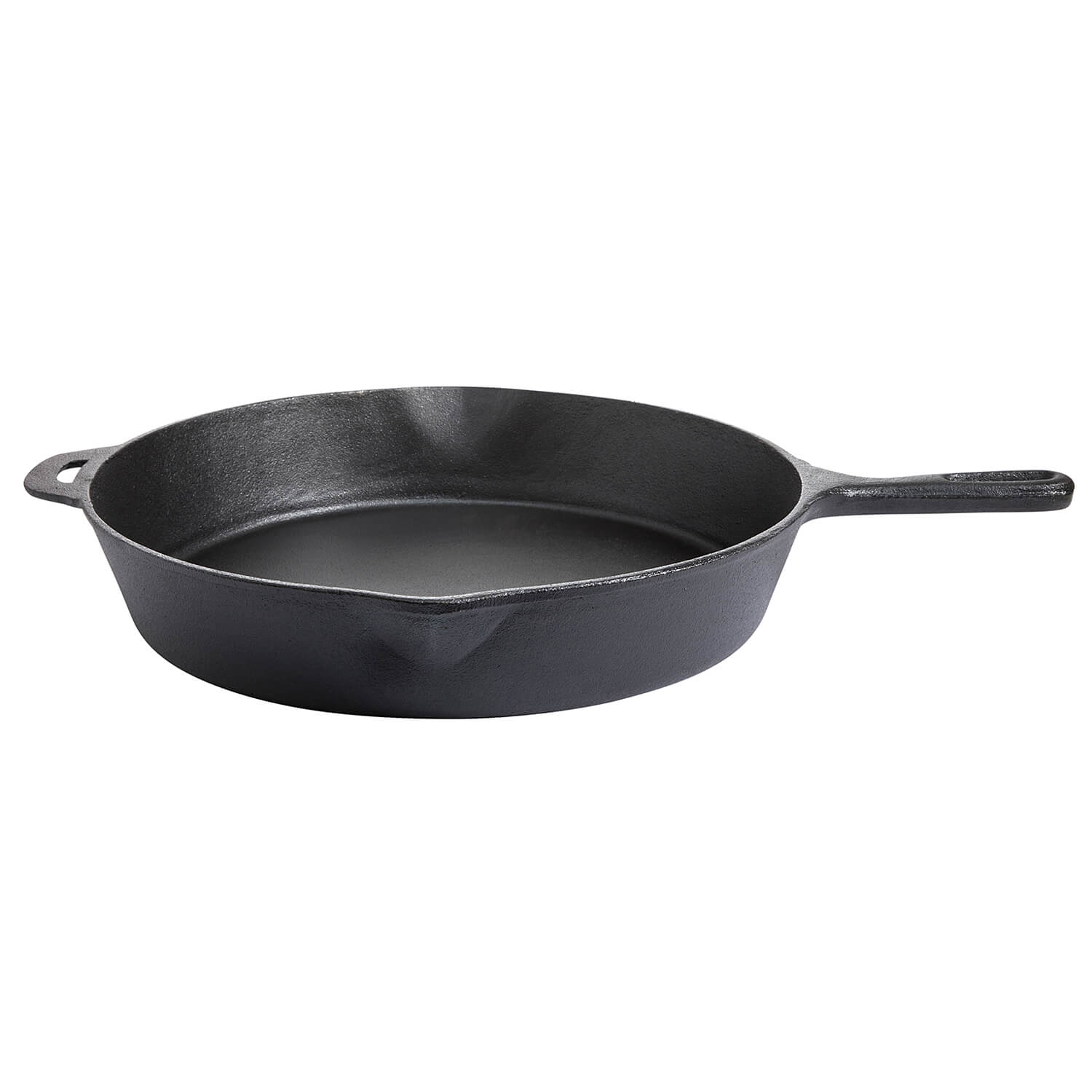 AllGrill Gusseisenpfanne Ø 39 cm mit Stiel Servierpfanne 2,5 L