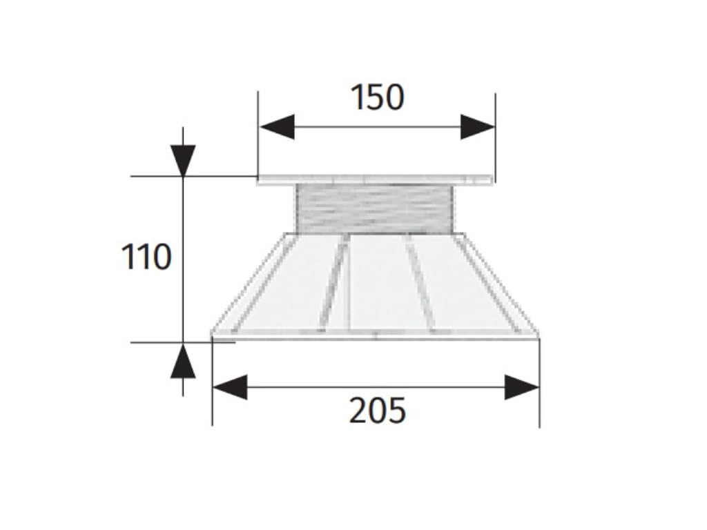 HPFloor Stellfuß höhenverstellbar 75-110 mm bis 1000 kg