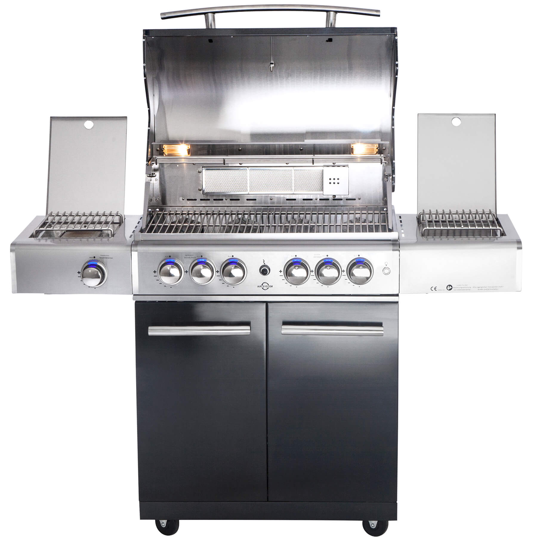 AllGrill Chef Modular S2 Chef L black Gasgrill Edelstahl 20,7 kW